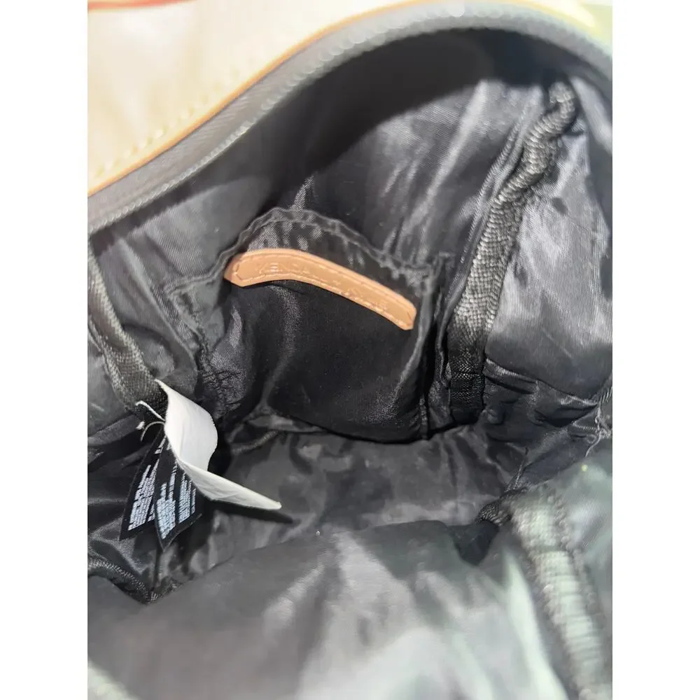 Kendall And Kylie Mini Backpack Camel Tan‎ Black